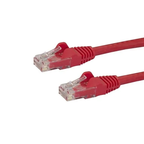 StarTech.com 7m CAT6 Ethernet Cable - Red CAT 6 Gigabit Ethernet Wire -250MHz 100W PoE RJ45 UTP Network/Patch Cord Snagless w/Strain Relief Individually Tested