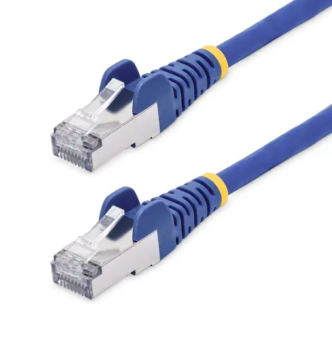 StarTech.com 50cm Blue CAT8 Ethernet Cable, Snagless RJ45, 25G/40G, 2000MHz, 100W PoE++, S/FTP, 26AWG Pure Bare Copper Wire, LSZH, Shielded Network Patch Cord w/Strain Reliefs, Individually Tested