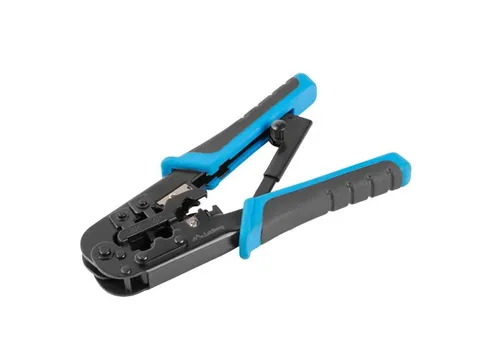 Lanberg NT-0201 RJ45/RJ12/RJ11 Crimper Tool - Black/Blue
