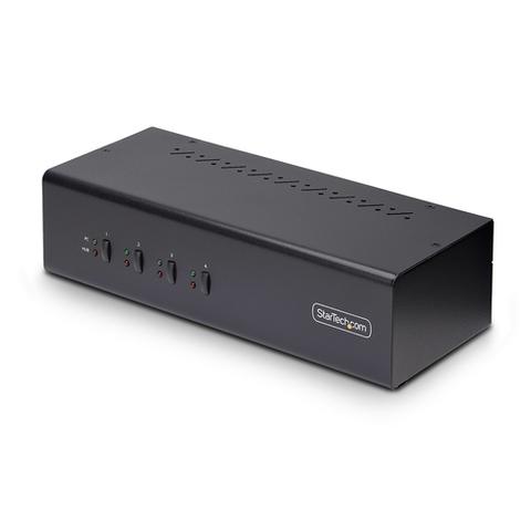 StarTech.com 4-Port Dual-Monitor KVM Switch