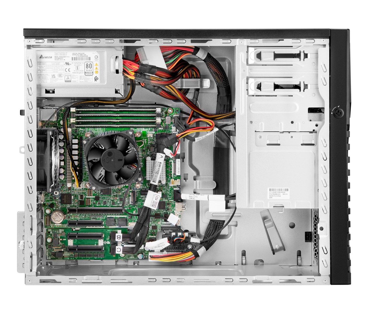 HPE ProLiant ML30 Gen11 E-2434 3.4GHz 4c 1P 32GB-DR 8SFF VROC 2x480GB SATA SSD 800W RPS EU Server