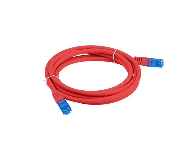 Lanberg PCF6A-10CC networking cable Red 1 m Cat6a S/FTP (S-STP)