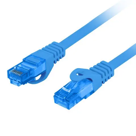 Lanberg PCF6A-10CC networking cable Blue 1.5 m Cat6a S/FTP (S-STP)