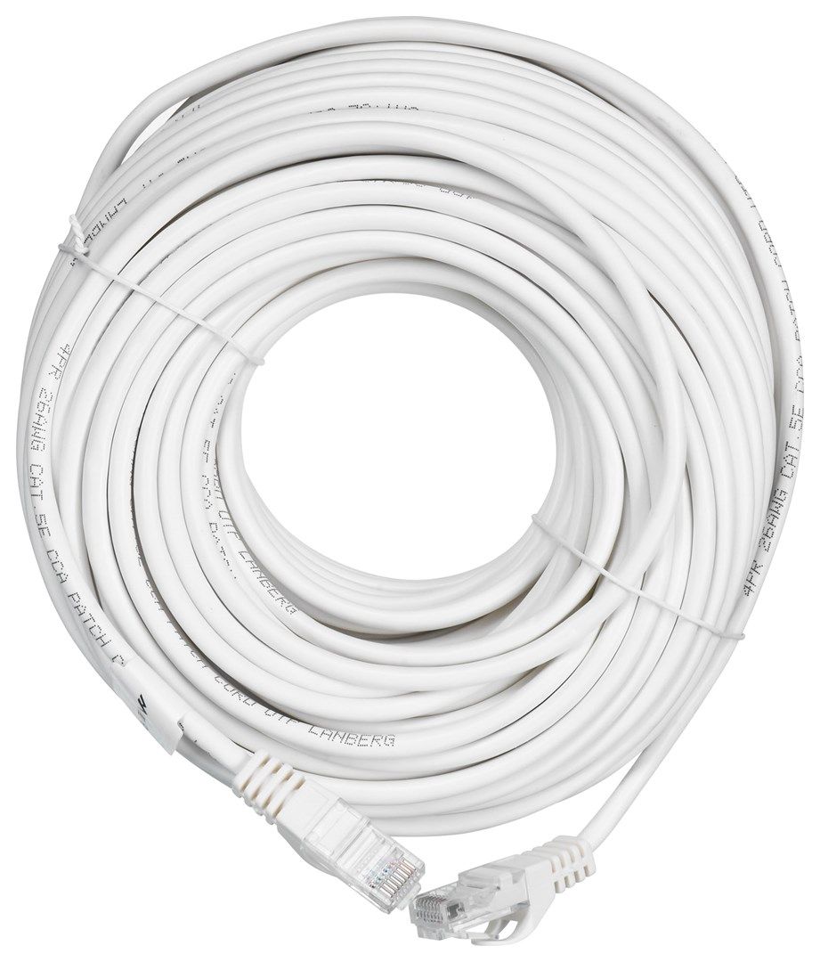 Lanberg PCU5-10CC-3000-W networking cable White 30 m Cat5e U/UTP (UTP)