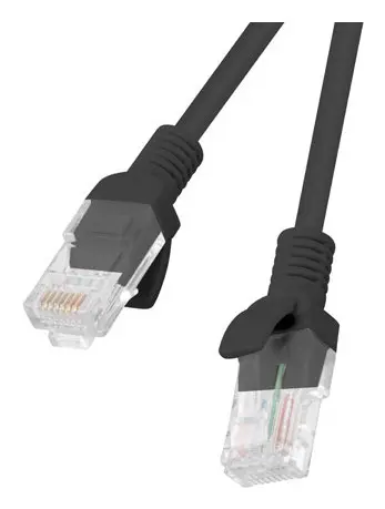 Lanberg PCU5-20CC-0200-BK networking cable Black 2 m Cat5e U/UTP (UTP)