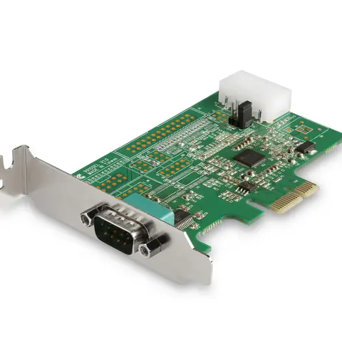 StarTech.com 4-port PCI Express RS232 Serial Adapter Card - PCIe RS232 Serial Host Controller Card - PCIe to Serial DB9 Card - 16950 UART - Expansion Card - Windows/Linux