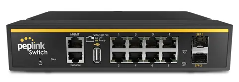 SD Switch 8-Port Rugged | PSW-8-240W-RUG