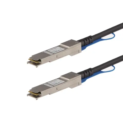 StarTech.com Juniper QFX-QSFP-DAC-1M Compatible 1m 40G QSFP+ to QSFP+ Direct Attach Cable Twinax - 40GbE QSFP+ Copper DAC 40 Gbps Low Power Passive Transceiver Module DAC