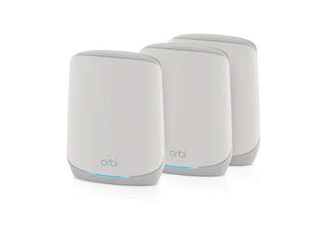 NETGEAR Orbi RBK763S Tri-band (2.4 GHz / 5 GHz / 5 GHz) Wi-Fi 6 (802.11ax) White 7 Internal - RBK763S-100EUS