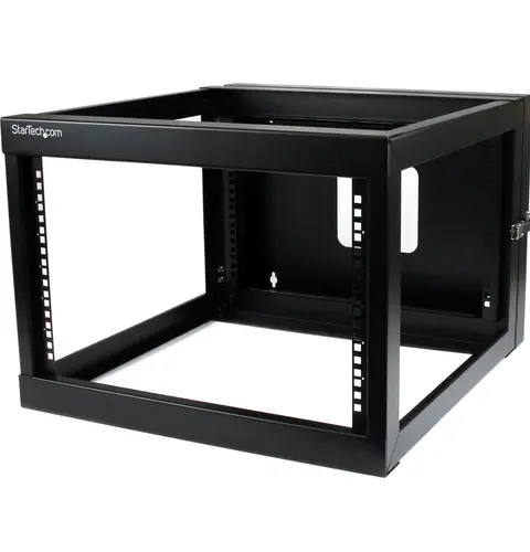 StarTech.com 6U Hinged Open Frame Wall-Mount Server Rack - 22 in. Deep