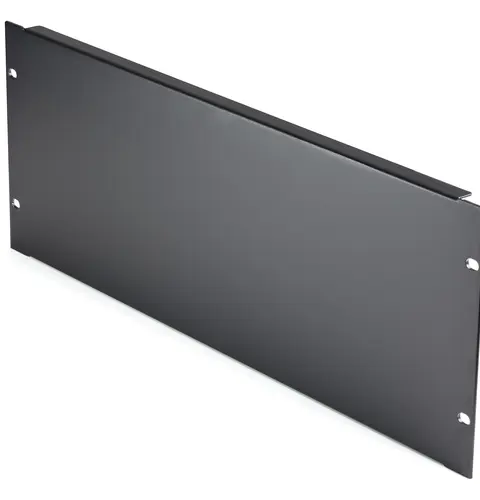 StarTech.com 4U Blank Panel for 19 inch Rack, Enclosures & Cabinets, Rack Mount Blanking Panel for Server/Network Racks, 4RU Rack Filler, Solid Panel, Steel