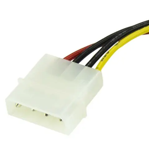 StarTech.com 6in 4 Pin LP4 to SATA Power Cable Adapter