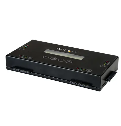 StarTech.com 4 Bay SSD/HDD Hard Drive Eraser - 2.5" & 3.5" SATA - Hostless Standalone Secure Erase External Disk Sanitizer - 9 Erase Modes - RS232 Printer Port - NIST/DOD & TAA Compliant