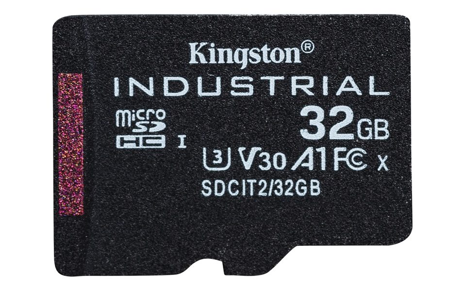 Kingston Technology 32GB microSDHC Industrial C10 A1 pSLC Card Single Pack w/o Adapter