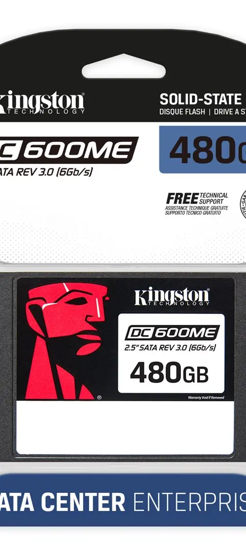Kingston Technology 480G DC600ME (Mixed-Use) 2.5" Enterprise SATA SSD