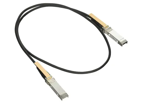 Cisco 10G Direct Attach Twinax SFP+ Cable, Passive, 30AWG Cable Assembly, 1 M, Beige, 5-Year Standard Warranty (SFP-H10GB-CU1M=)