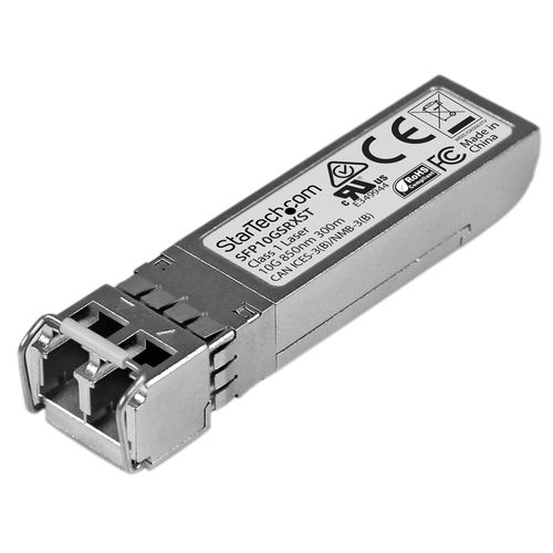 StarTech.com Cisco SFP-10G-SR-X Compatible SFP+ Transceiver Module - 10GBASE-SR~Cisco SFP-10G-SR-X Compatible SFP+ Module - 10GBASE-SR - 10GbE Multimode Fiber MMF Optic Transceiver - 10GE Gigabit Ethernet SFP+ - LC 300m - 850nm - DDM Cisco Firepower, ASR9000, C9300