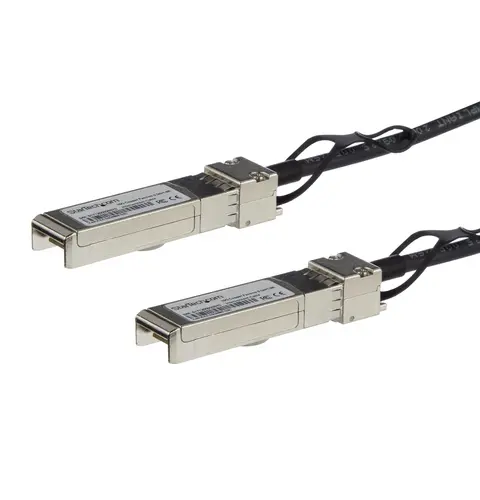 StarTech.com Cisco SFP-H10GB-CU0-5M Compatible 0.5m 10G SFP+ to SFP+ Direct Attach Cable Twinax - 10GbE SFP+ Copper DAC 10 Gbps Low Power Passive Mini GBIC/Transceiver Module DAC Firepower ASR9000 ASR1000