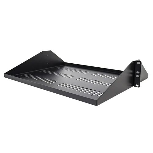 StarTech 2U Vented Server Rack Shelf 14in Deep