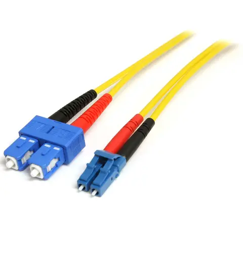 StarTech.com 4m Fiber Optic Cable - Single-Mode Duplex 9/125 LSZH Fiber Jumper Cord - LC/SC