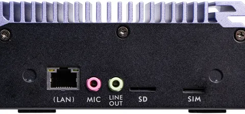 Shuttle Edge PC SPCEL12 , Intel Celeron J6412 , 2x HDMI, 1x DP, 2x 2.5G LAN, 1x DDR4, 1x Micro SD card reader, 1x Nano SIM slot, 3x USB, 2x M.2 (SATA), 12-20V, fanless, 24/7, incl. VESA mount