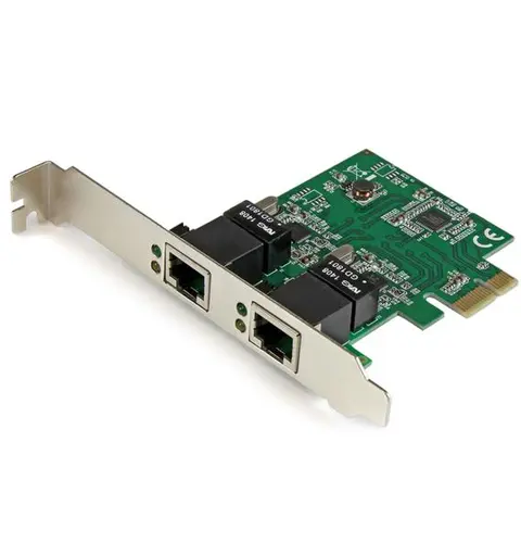 StarTech.com Dual Port Gigabit PCI Express Server Network Adapter Card - PCIe NIC