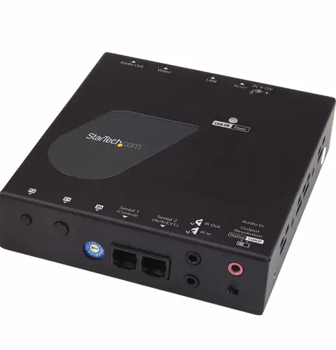 StarTech.com 4K HDMI over IP Receiver for ST12MHDLAN4K, IP Extender with Video Control App, Support for AVoIP Video Wall - TAA