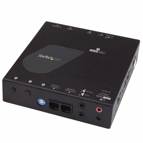 StarTech.com 4K HDMI over IP Receiver for ST12MHDLAN4K, IP Extender with Video Control App, Support for AVoIP Video Wall - TAA