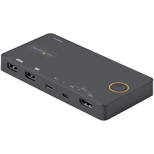 StarTech.com 2-Port Hybrid USB-C KVM Switch - 4K 60Hz HDMI