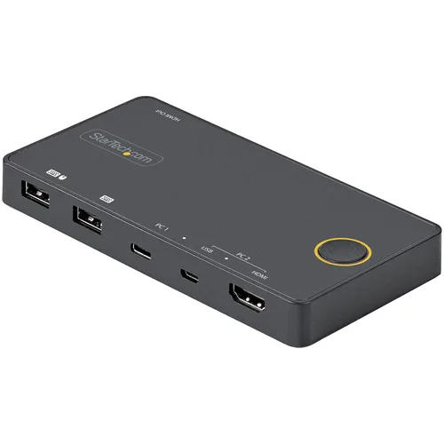 StarTech.com 2-Port Hybrid USB-C KVM Switch - 4K 60Hz HDMI