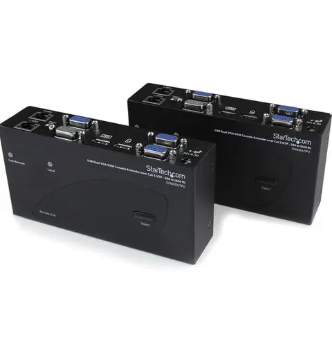 StarTech.com USB Dual VGA over Cat5 KVM Console Extender - 650 ft / 200m