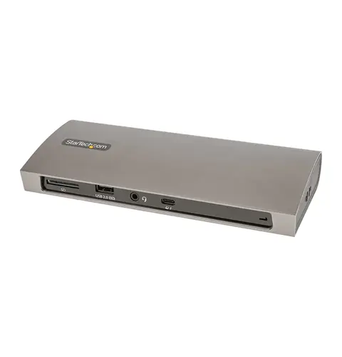 StarTech.com Thunderbolt 4 Dock, 96W Power Delivery, Single 8K/Dual Monitor 4K 60Hz, 3xTB4/USB4 ports, 4xUSB-A, SD, GbE, Thunderbolt 4 Docking Station for Windows or TB3 MacBook, 0.8m Cable