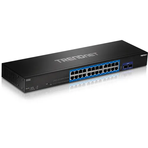 Trendnet TEG-30262 v1.0R Gigabit Ethernet (10/100/1000) 1U Black