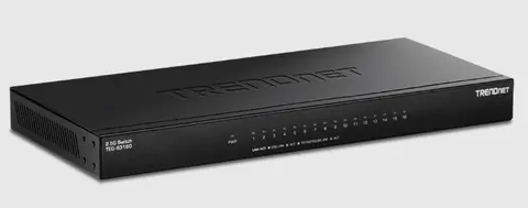Trendnet TEG-S3160 network switch Unmanaged 2.5G Ethernet (100/1000/2500) Desktop Black