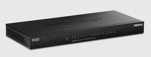 Trendnet TEG-S3160 network switch Unmanaged 2.5G Ethernet (100/1000/2500) Desktop Black
