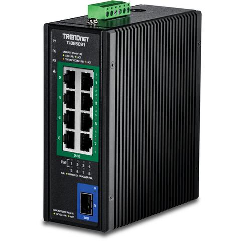 Trendnet TI-BG5091 network switch Unmanaged 2.5G Ethernet (100/1000/2500) Power over Ethernet (PoE) Black