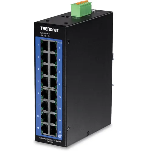 Trendnet TI-G160i Managed L2 Gigabit Ethernet (10/100/1000) Black