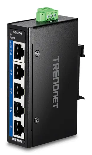 Trendnet TI-GLC50 network switch Unmanaged Gigabit Ethernet (10/100/1000) Black