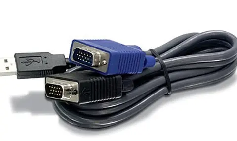 Trendnet 2.8m USB/VGA KVM KVM cable Black