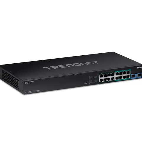 Trendnet TPE-BG182G network switch Unmanaged Gigabit Ethernet (10/100/1000) Power over Ethernet (PoE) 1U Black