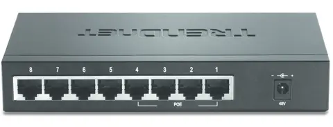 Trendnet TPE-S44 network switch Unmanaged Power over Ethernet (PoE) Blue