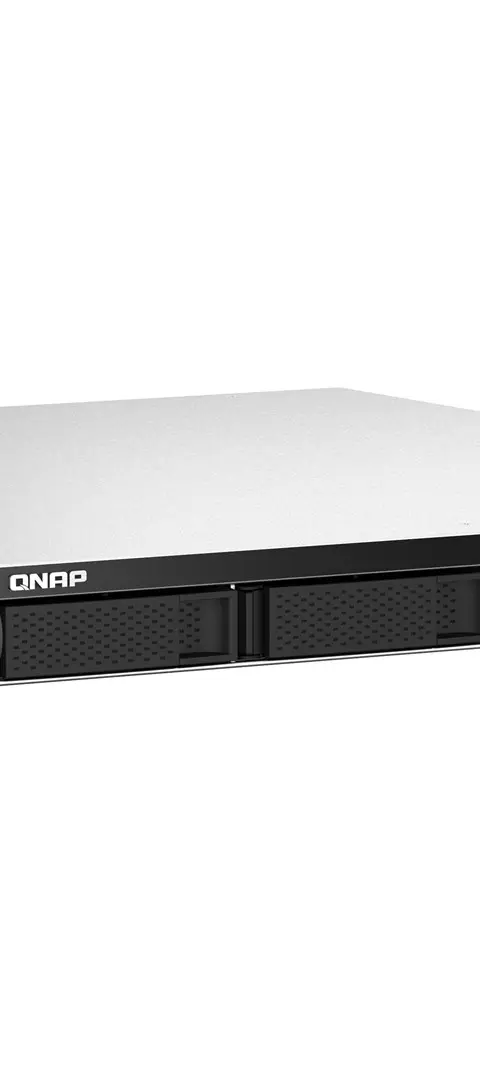 QNAP TS-464U-RP NAS Rack (1U) Intel® Celeron® N5095 8 GB DDR4 0 TB QNAP Turbo System Aluminium, Black