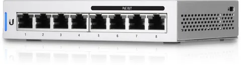 Ubiquiti UniFi US-8-60W Managed L2 Gigabit Ethernet (10/100/1000) Power over Ethernet (PoE) Grey
