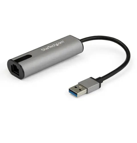 StarTech.com 2.5GbE USB A to Ethernet Adapter - NBASE-T NIC - USB 3.0 Type A 2.5 GbE /1 GbE Multi Speed Gigabit Network - USB 3.1 Laptop to RJ45/LAN - Lenovo X1 Carbon, HP EliteBook/ ZBook
