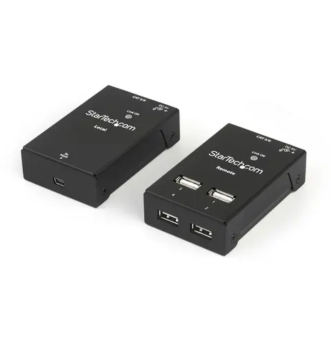 StarTech.com 4-Port USB 2.0-Over-Cat5-or-Cat6 Extender - 130ft (40m)