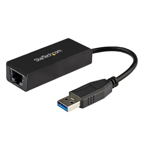 StarTech.com USB 3.0 to Gigabit Ethernet Network Adapter, 10/100/1000 Mbps, USB to RJ45, USB 3.0 to LAN Adapter, USB 3.0 Ethernet Adapter (GbE), TAA Complaint