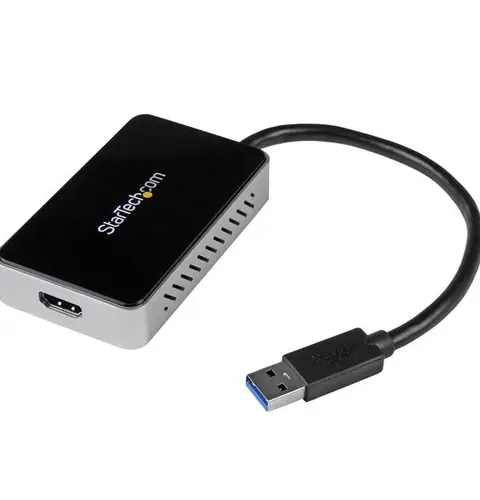 StarTech.com USB 3.0 to HDMI Adapter w/ 1x USB, USB to HDMI Monitor Converter for Windows (no support for macOS/ChromeOS/Linux) - TAA