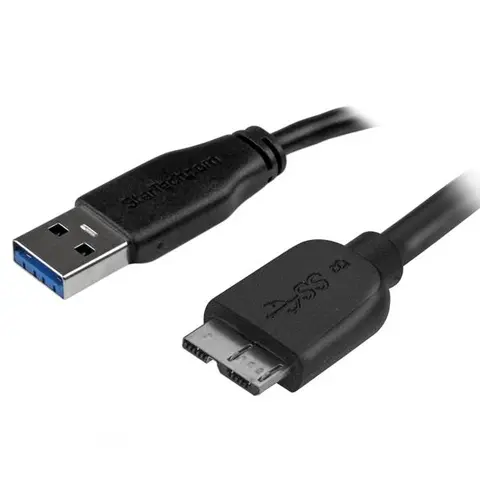 StarTech.com Slim Micro USB 3.0 Cable - M/M - 0.5m (20in)