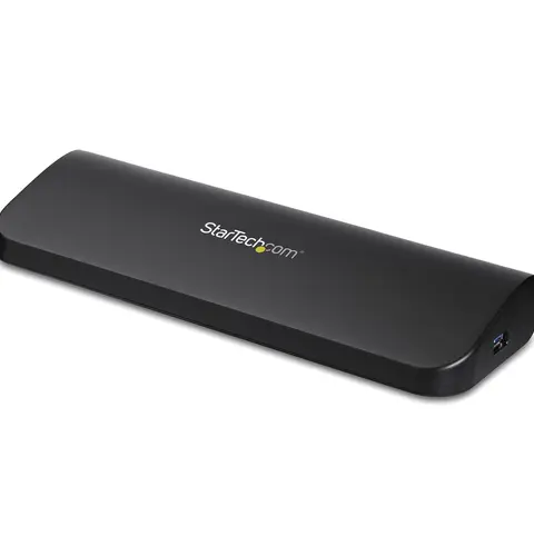 StarTech.com Dual-Monitor USB 3.0 Docking Station with HDMI & DVI/VGA~Dual Monitor USB 3.0 Laptop Docking Station with HDMI/DVI/VGA, 3x USB-A Hub, GbE, Audio, Universal Type-A Dock for Windows/macOS/ChromeOS - TAA Compliant