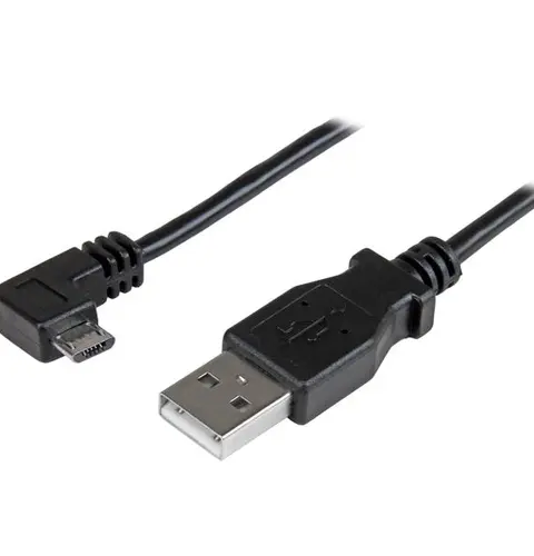 StarTech.com Micro-USB Charge-and-Sync Cable M/M - Right-Angle Micro-USB - 24 AWG - 2 m (6 ft.)